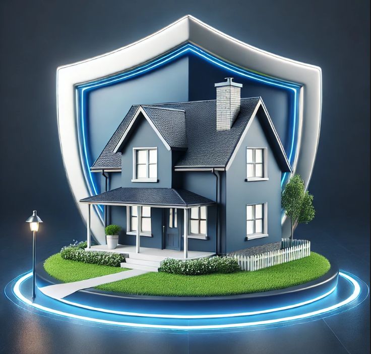Home and vehicle protected with insurance coverage